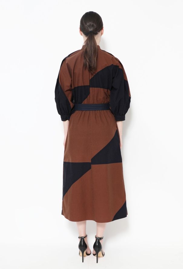 Vuokko '70s Belted Cotton Dress - 4