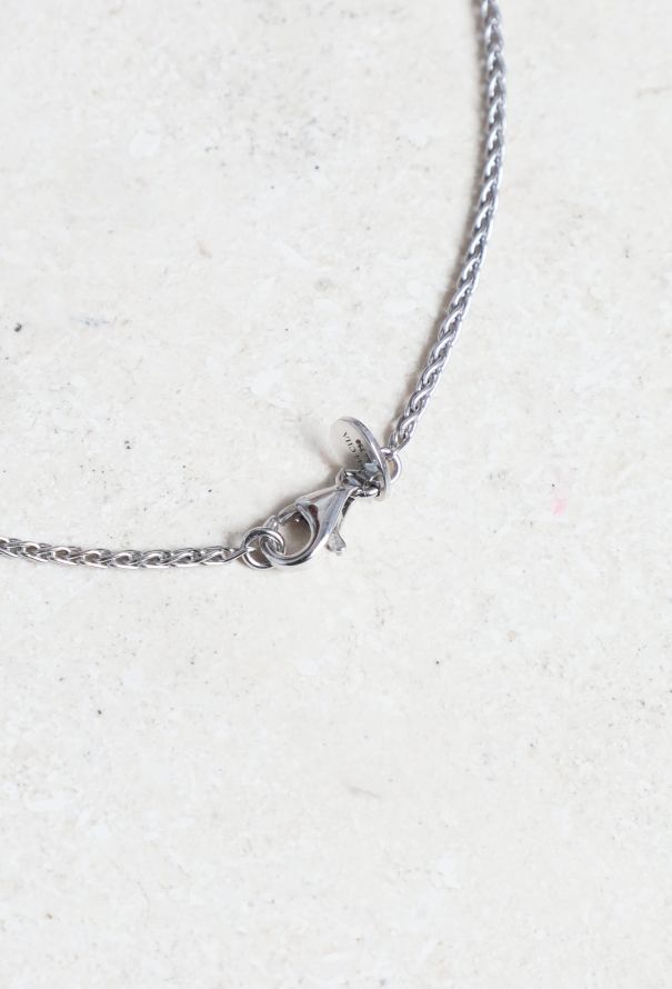 Mellerio 18k White Gold, Pink Sapphire & Diamond Necklace - 5