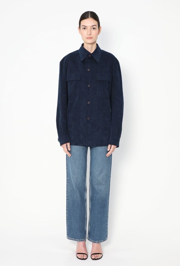 Halston Early '70s Ultrasuede Overshirt - 3