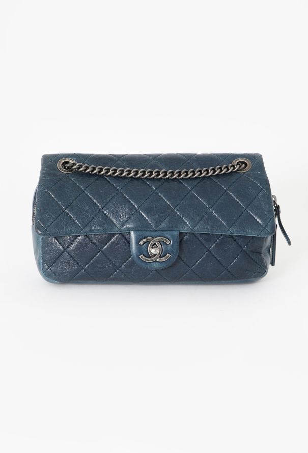 Chanel Blue Portobello Flap Bag - 1