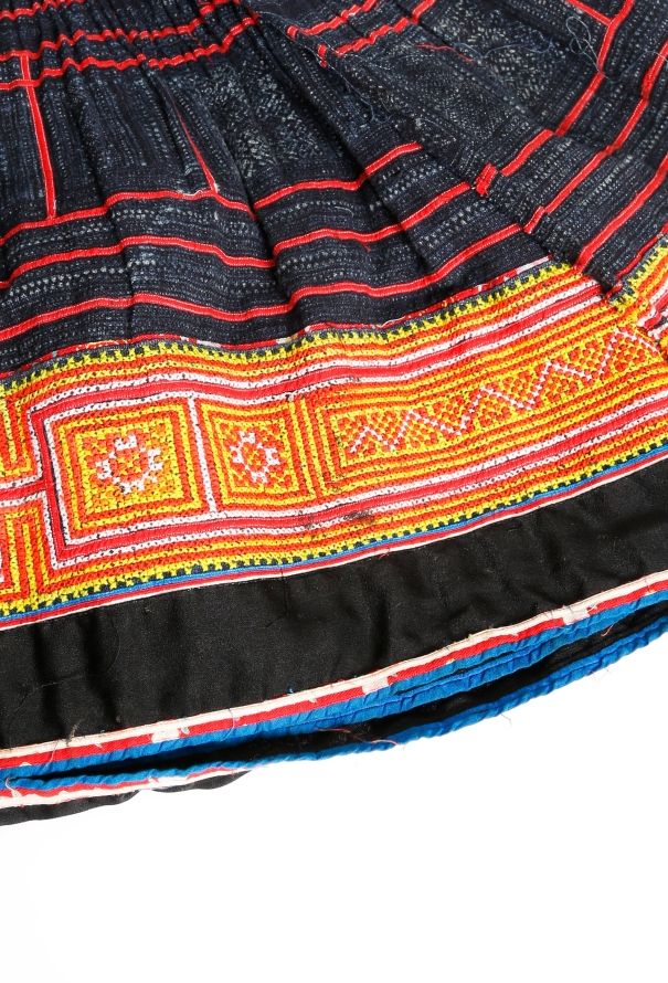 World Treasures Embroidered Patchwork Wrap Skirt - 4