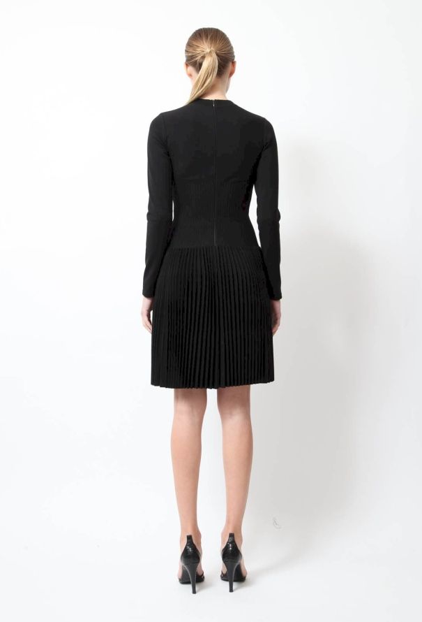 Alaïa Black Pleated Dress - 3