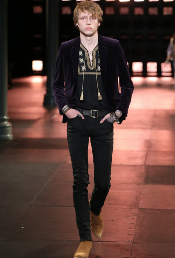 Saint Laurent S/S 2015 Tailored Velvet Blazer - 2