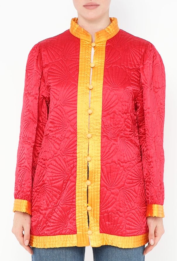 Saint Laurent Collector S/S 1979 Quilted Seashell Jacket - 1