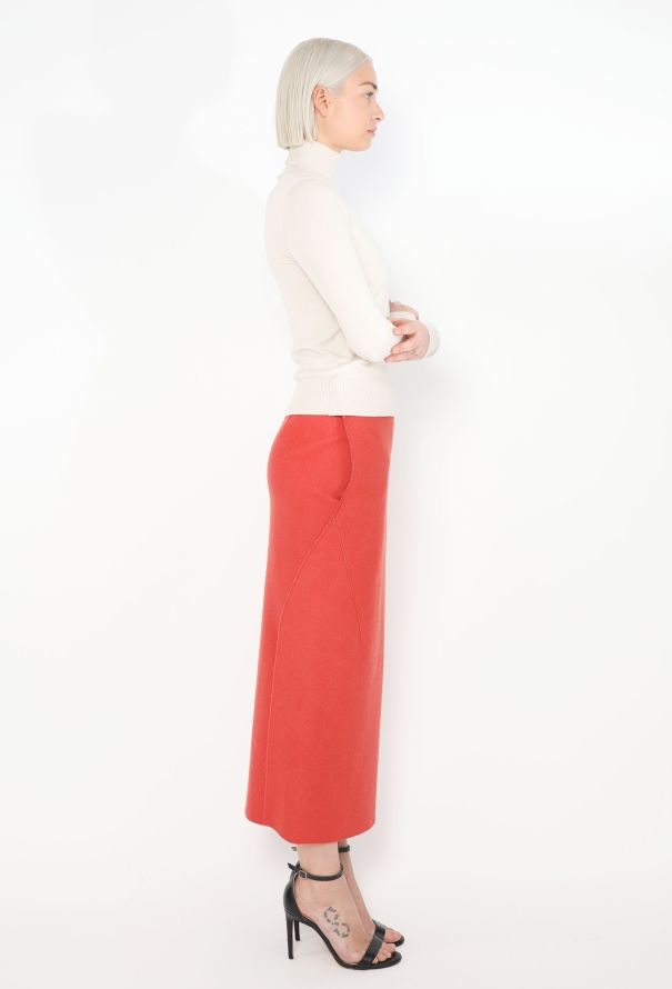 Jil Sander Early 2000s Asymmetrical Felted Skirt - 3