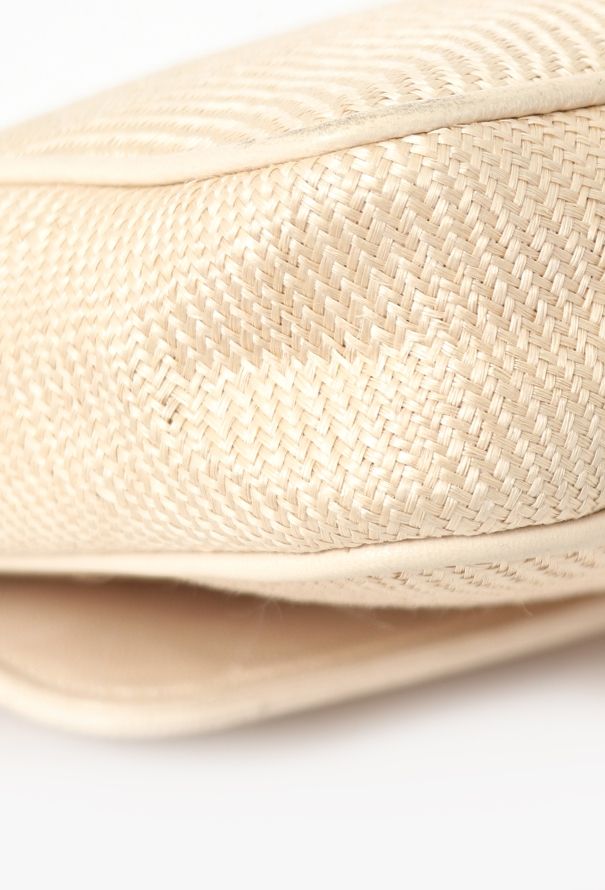 Chanel '80s Raffia Mini Flap Bag - 8