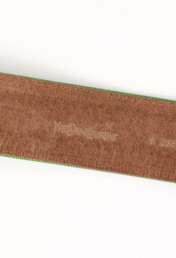 Saint Laurent 1993 Toile 'Love' Belt - 5