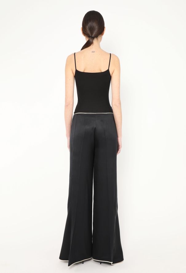 Chanel Resort 2009 Flared Charmeuse Pants - 5