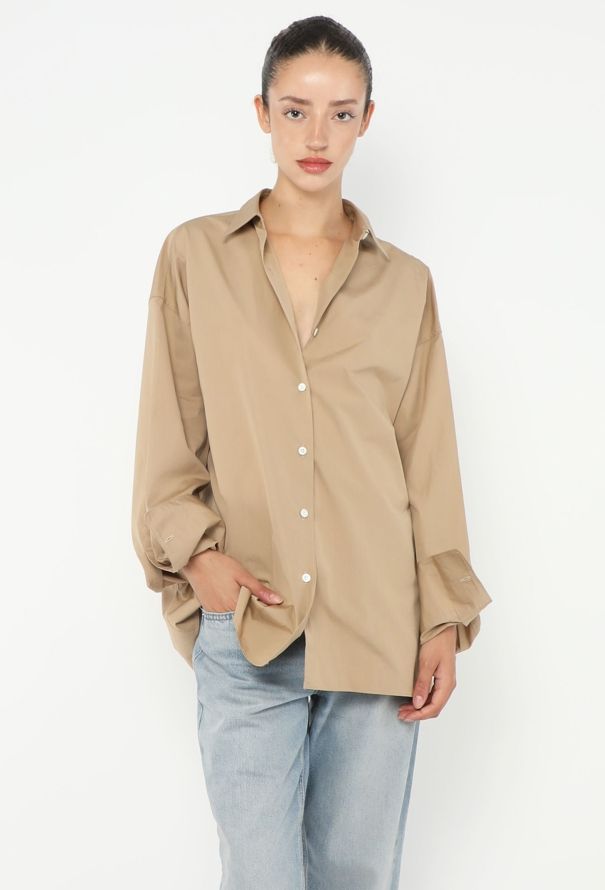 Prada 2023 Oversized Poplin Shirt - 1