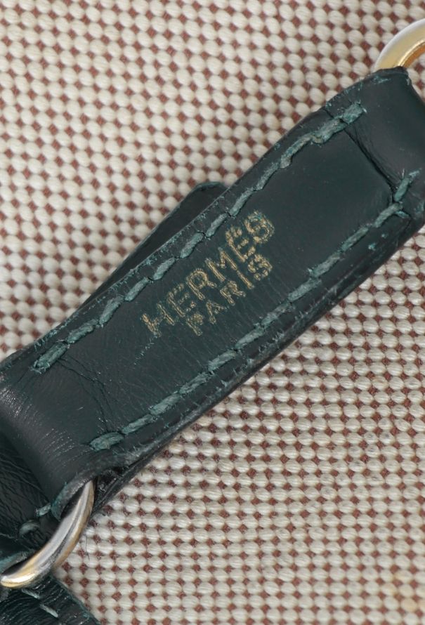 Hermès '70s Box & Toile H Trim Bag - 11