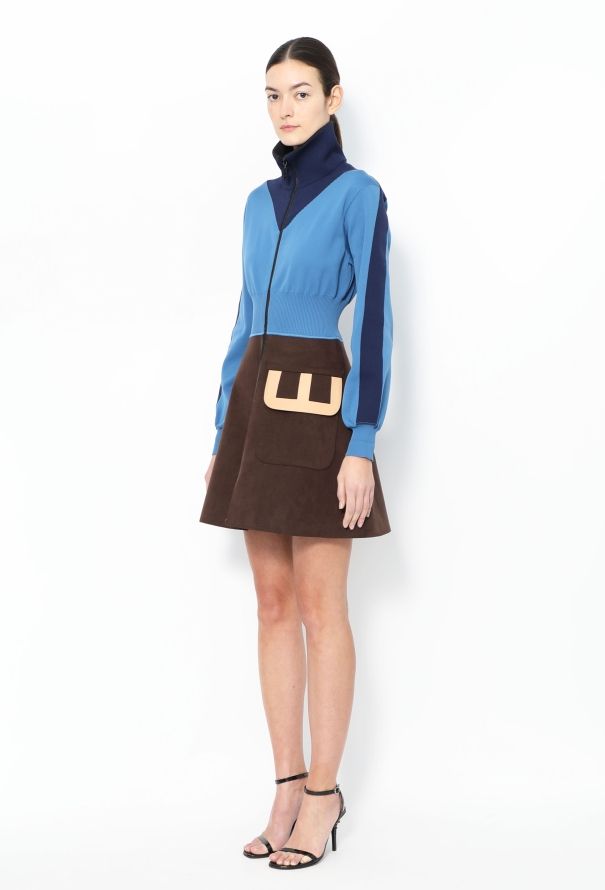 Louis Vuitton F/W 2014 Colorblock Mod Dress - 5