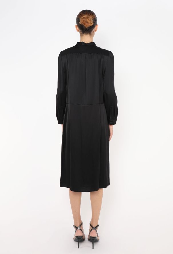 Prada F/W 2014 Charmeuse Lavallière Dress - 5