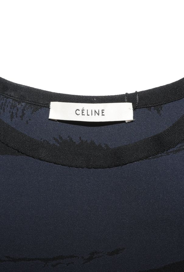 Céline S/S 2014 Brushstroke Tunic Top - 5