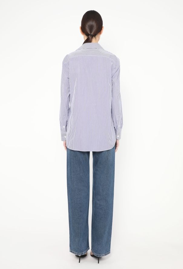 The Row 2023 Derica Pinstripe Shirt - 5