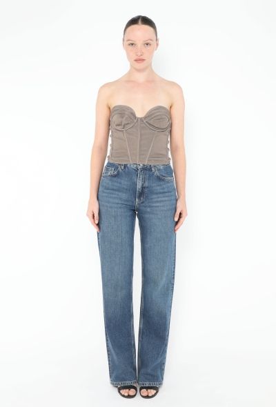 Alaïa 1990 Bustier Corset Top - 2