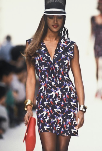 Saint Laurent S/S 1992 Graphic Silk Blouse - 2