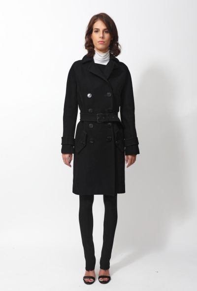 Classic Belted Trench Coat - 1