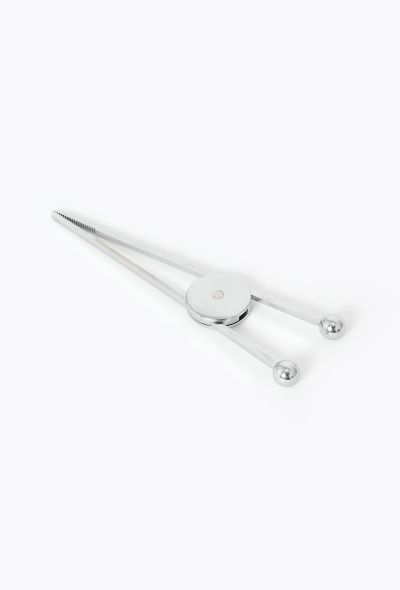 Vintage Objects & Decor 1930s Art Deco Jacques Adnet Sugar Tongs - 2