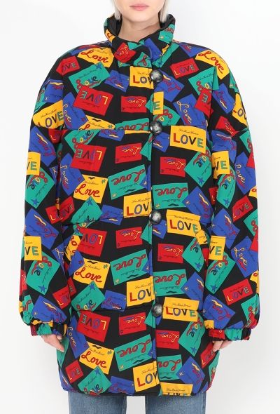Saint Laurent Vintage Reversible Love Puffer Coat - 1