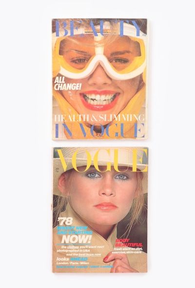 VOGUE UK 1978 Albert Watson Cover Set - 1