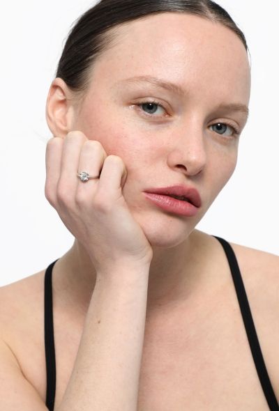 Vintage Fine Jewelry 1920s Platinum & Diamond Solitaire Ring - 1