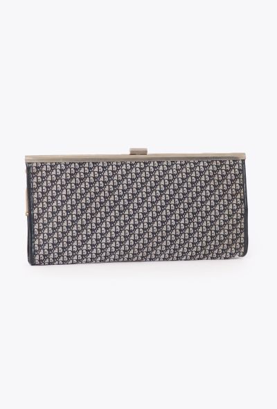 Dior Vintage Monogram Clasp Clutch - 2