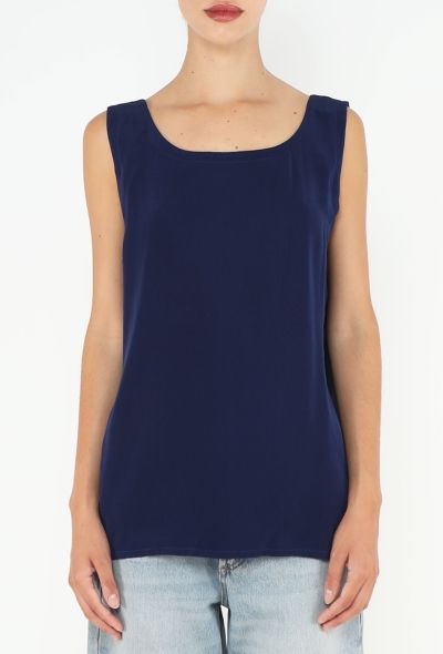Saint Laurent 1995 Crêpe Tank Top - 1