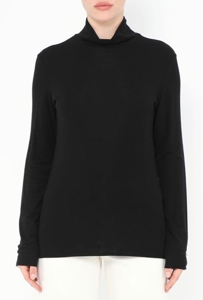 The Row 2021 Dembe Tencel Turtleneck - 1