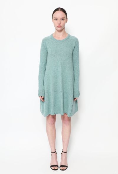 Balenciaga F/W 2003 Seafoam Sweater Dress - 1