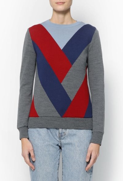 Céline F/W 2011 Geometric Colorblock Sweater - 1