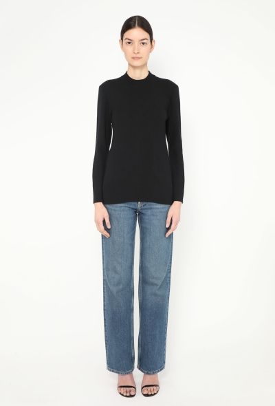 Saint Laurent Vintage Mock-Neck Sweater - 2