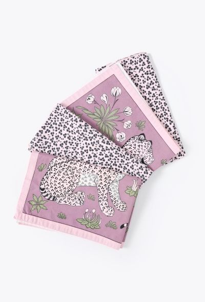 Hermès Vintage 'Les Léopards' Placemat Set - 1