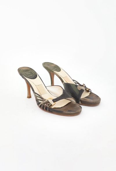 Christian Dior Iconic S/S 2001 Camouflage Mules - 1