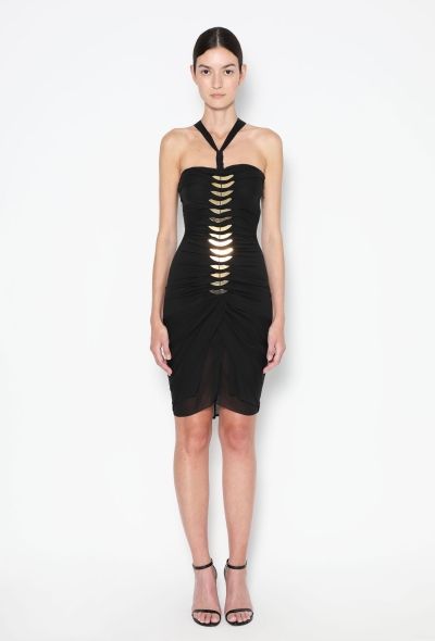 Gucci Iconic Tom Ford 2004 Silk Halter Dress - 2