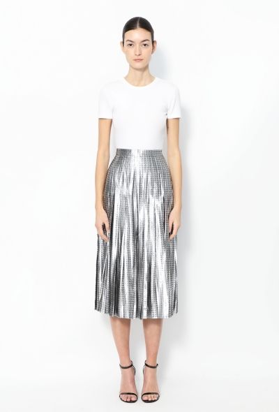 Christian Dior Vintage Metallic Houndstooth Ensemble - 2