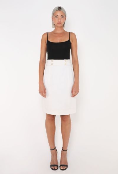 Chanel '90s Denim 'CC' Skirt - 1