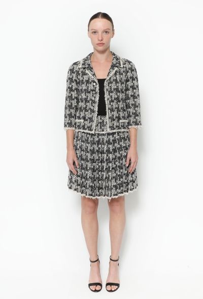 Chanel 2005 Tweed Frayed Trim Ensemble - 2