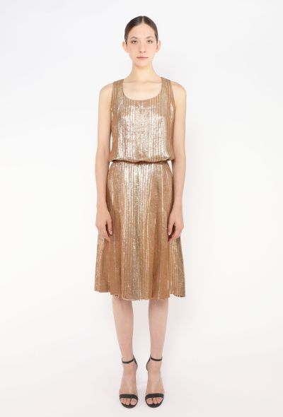 Chloé Vintage Lamé Skirt Ensemble - 2