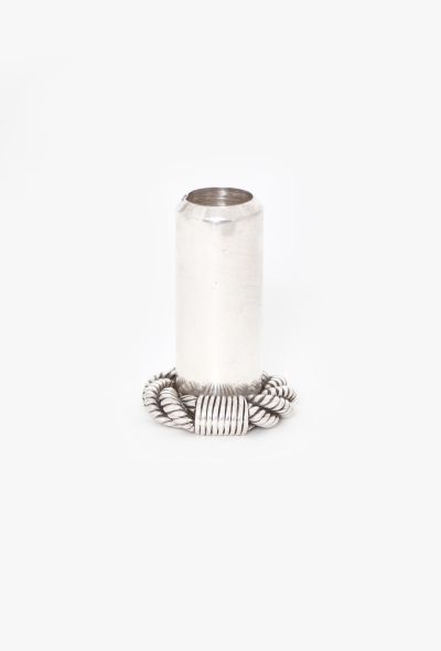 Hermès Rare 1975 Ravinet d'Enfert Silver Lighter Holder - 2