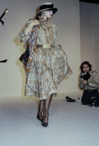 Saint Laurent F/W 1982 Paisley Smock Blouse - 2