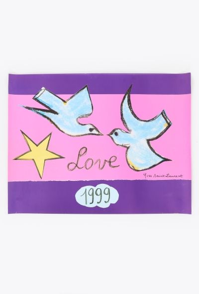 Saint Laurent Original Love Poster, 1999 - 1