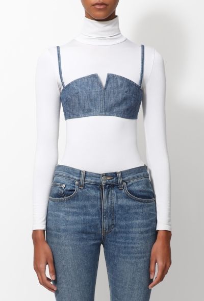 Marques Almeida S/S 2016 Denim Bralette - 1