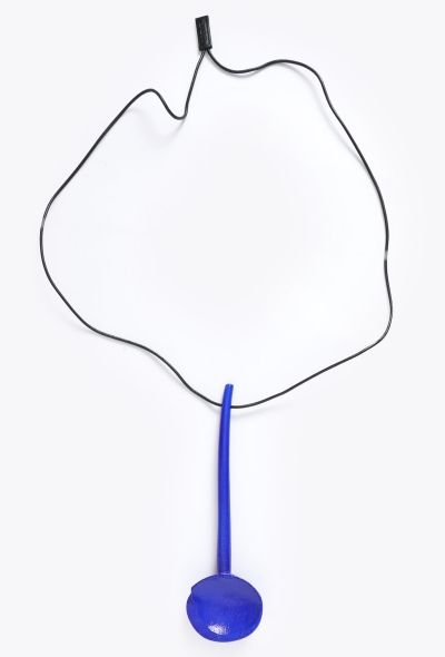 Loewe 2023 Cobalt Spoon Necklace - 2