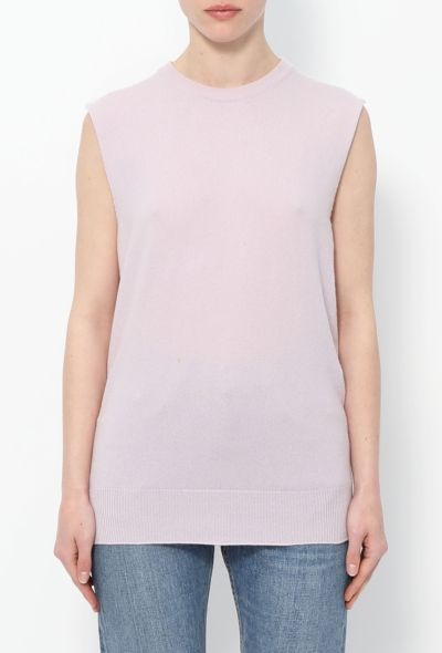 Jil Sander Sleeveless Cashmere Top - 1