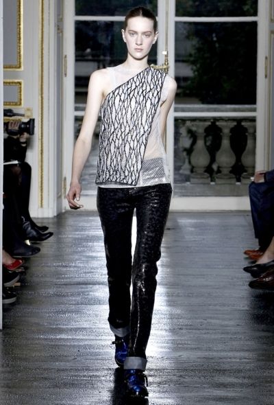 Balenciaga S/S 2011 Lace Covered Jeans - 1