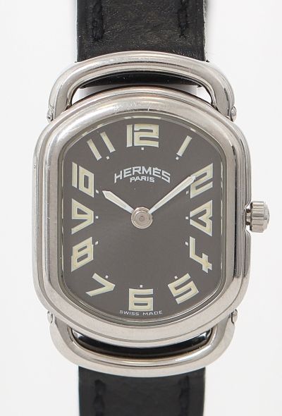 Hermès 1998 Steel Rallye Watch - 2