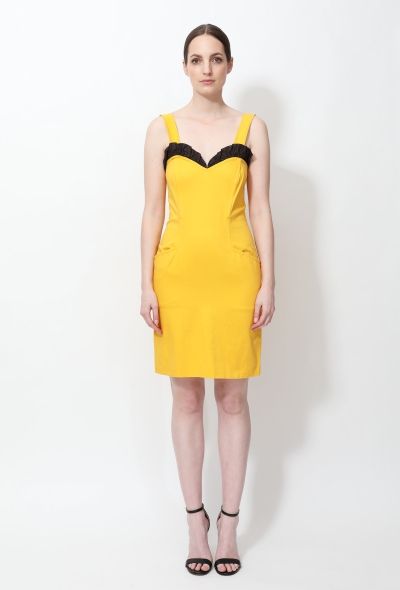 Saint Laurent Vintage Ruffled Dress - 1