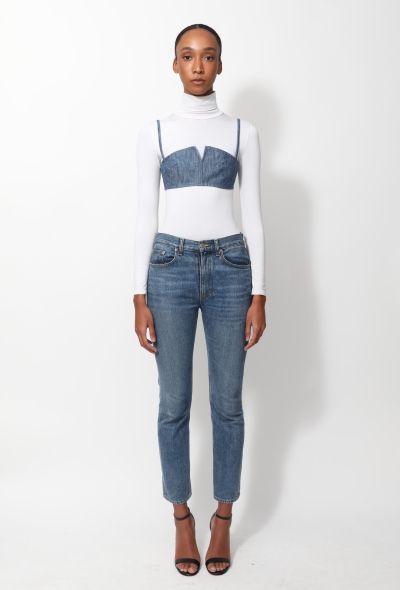 Marques Almeida S/S 2016 Denim Bralette - 2