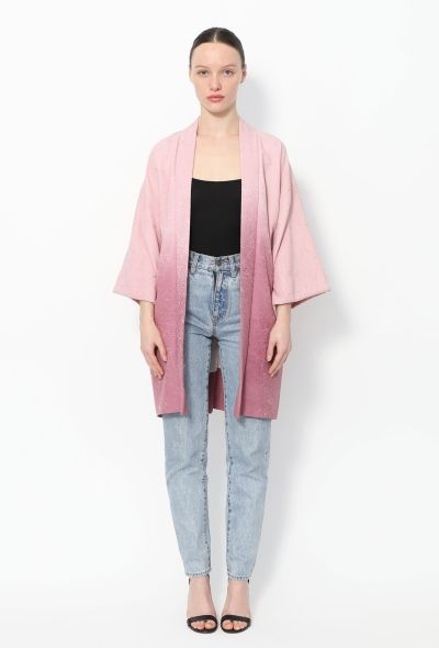 World Treasures Authentic Jacquard Ombré Kimono - 2