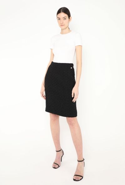 Chanel Resort 2021 Embroidered Tweed Skirt - 1